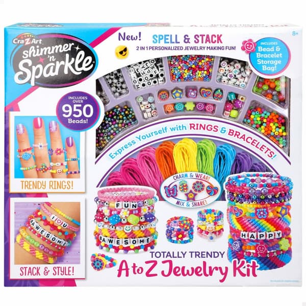 Smykke Kit Cra-Z-Art 0,1 x 0,1 x 0,1 cm (4 enheder)
