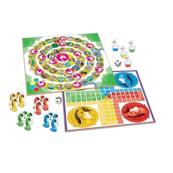 Brädspel - EDUCA - Case 2 Spel i 1 - Pojke och tjej - Från 3 år