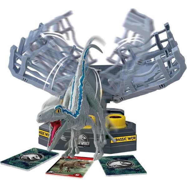 Brädspel med T-Rex och bur - EPOCH - Jurassic World Cage Breaker