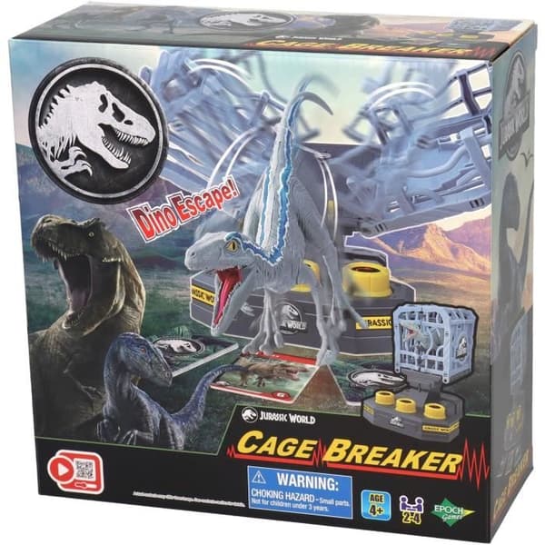 Brädspel med T-Rex och bur - EPOCH - Jurassic World Cage Breaker