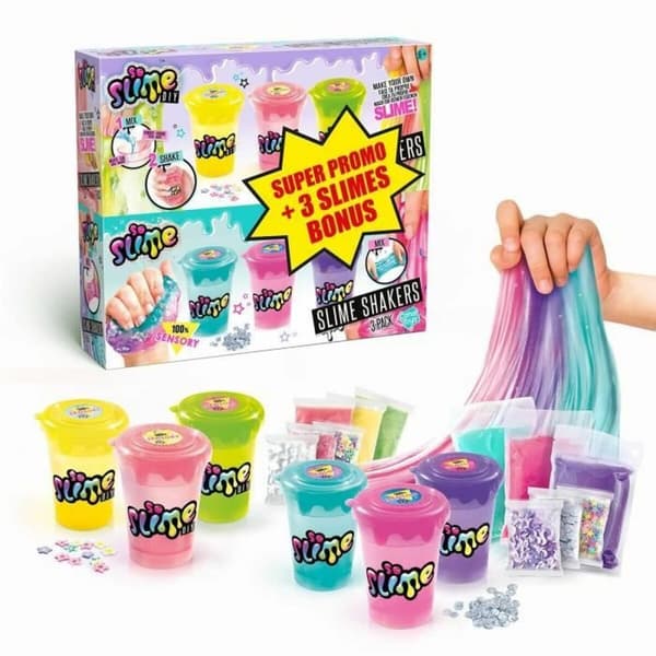 Modellera Spel Canal Toys Agitadores de slime 3 + 3 extra