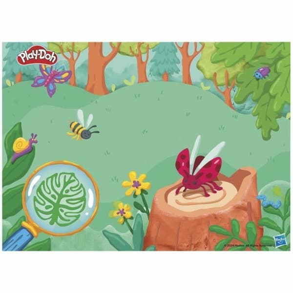 Modellera Spel Play-Doh Mi Pequeño Microscopio Gul