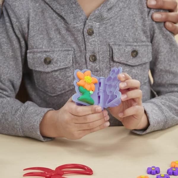 Modellervoks Spil Play-Doh My Little Garden Multifarvet