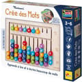 Miniatyrbild 1 av 4: Sammansätt-ord - Montessori Spel - MONTESSORI - Träpanel, Magnetiska Bokstäver och Siffror