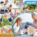 Miniatyrbild 4 av 4: Träkubb, finskt bowlingspel, numrerade kubb, utomhusspel, för vuxna och barn, natur