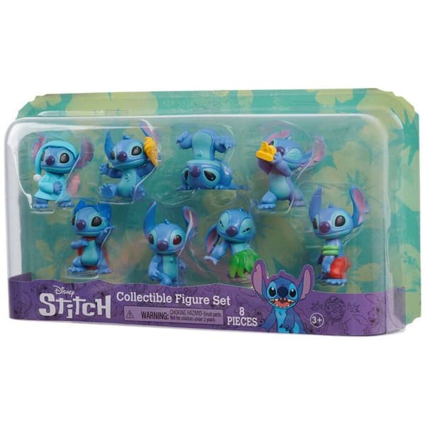 Figurin - Just Play - Disney Stitch - Färgglad figurin - Idealisk för samlare - Blandat