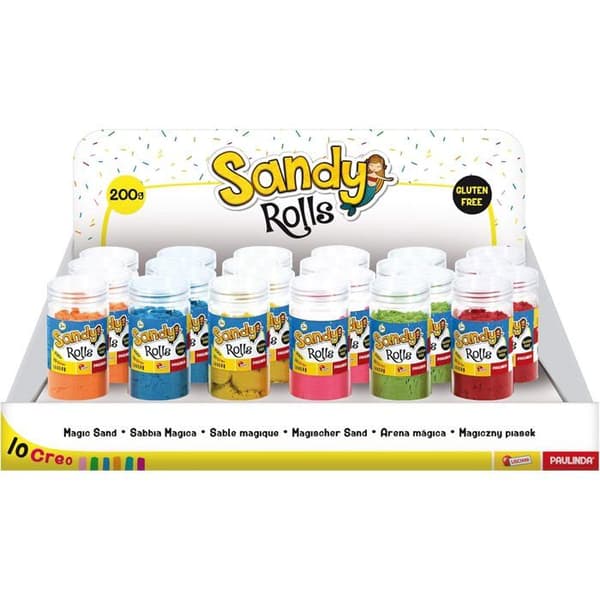 Sable Magique - Sandy - Assorterade Rullar - 6 Färger - UTAN GLUTEN - 24 Stk