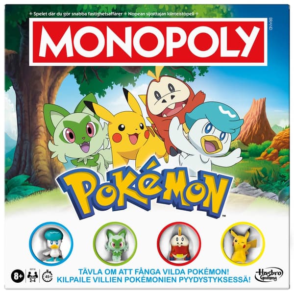 Brettspill Monopoly Pokemon (SE/FI)