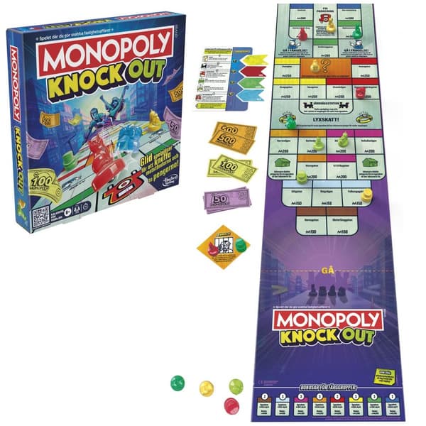 Brettspill Monopoly Knockout (SE)