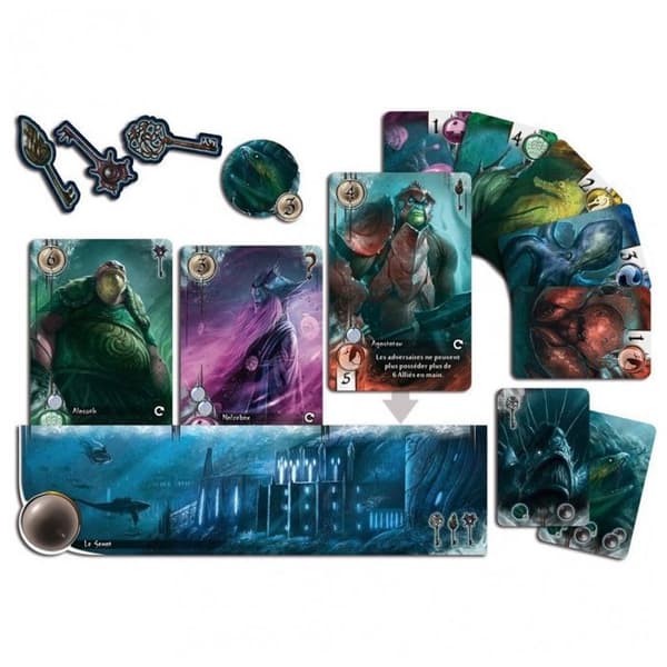 Abyss Board Game - Asmodee - Brädspel - Kontrollera kungarikets territorier