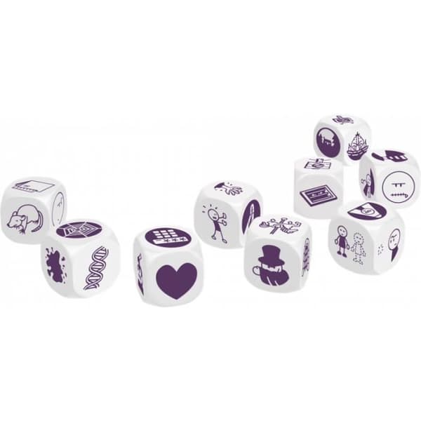 Story Cubes Mystery brädspel (lila) - AC-DÉCO - Reflektion och strategispel - från 6 år och uppåt