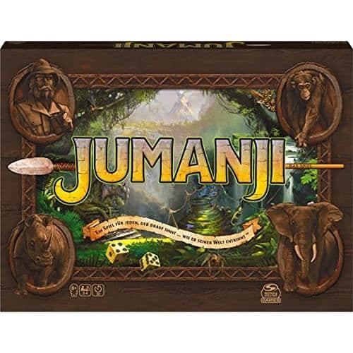 SPIN MASTER GAMES JUMANJI - DET ACTIONSLÄSTADE FAMILJSPELET, FÖR 2 TILL