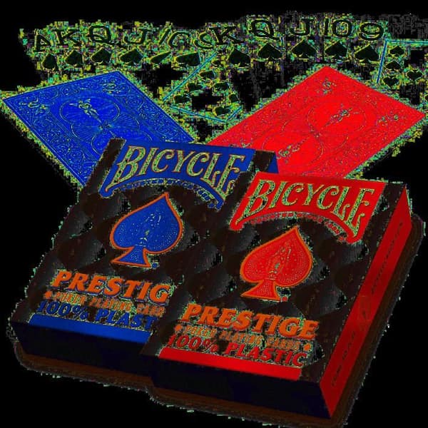 Cykel F44100 - Prestige - Professionellt plastkortspel - Random Color F44100