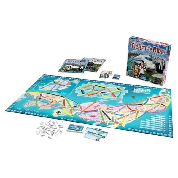 Brädspel - DAYS OF WONDER - Ticket to Ride - Japan/Italien - Flerfärgad - 2-6 spelare - 30-59 minuter