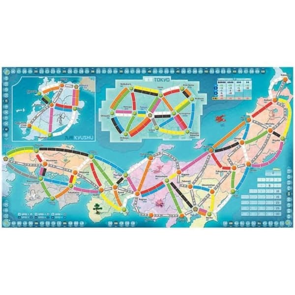 Brädspel - DAYS OF WONDER - Ticket to Ride - Japan/Italien - Flerfärgad - 2-6 spelare - 30-59 minuter