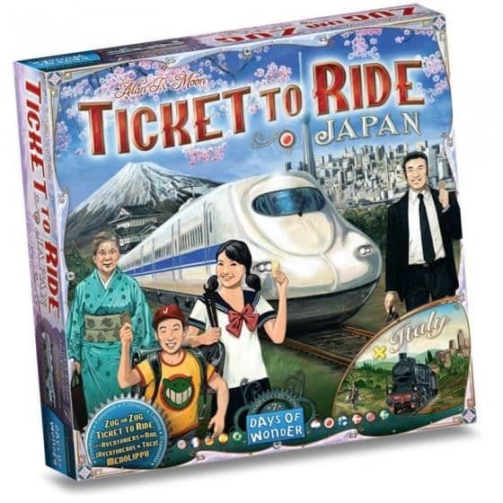 Brädspel - DAYS OF WONDER - Ticket to Ride - Japan/Italien - Flerfärgad - 2-6 spelare - 30-59 minuter