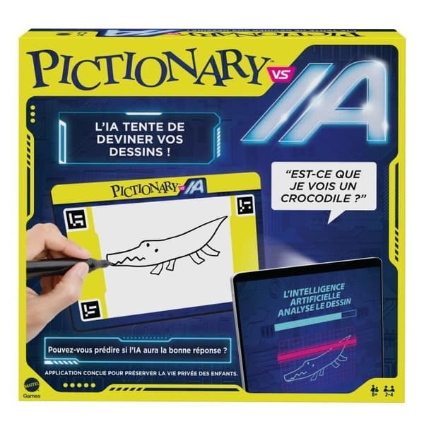 Mattel Games - Pictionary vs AI-Family-spel med artificiell intelligens HYH76