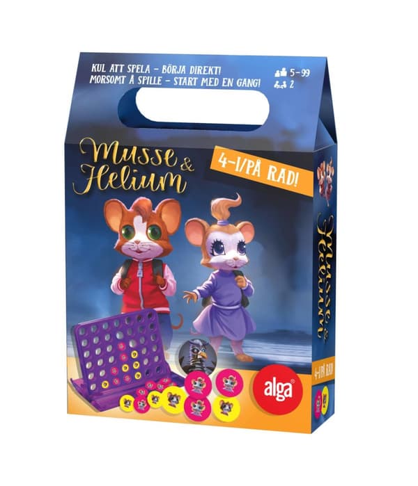 Småspel Musse & Helium 4 I Rad