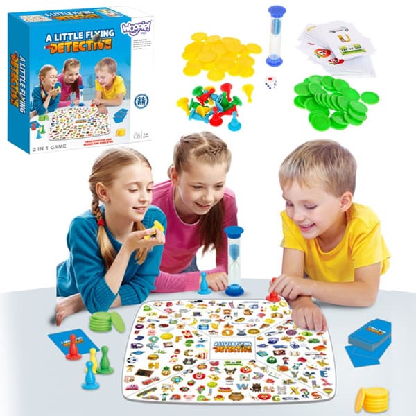 WOOPIE-lautapeli 2-in-1 Pieni etsivä + kiinalainen mies