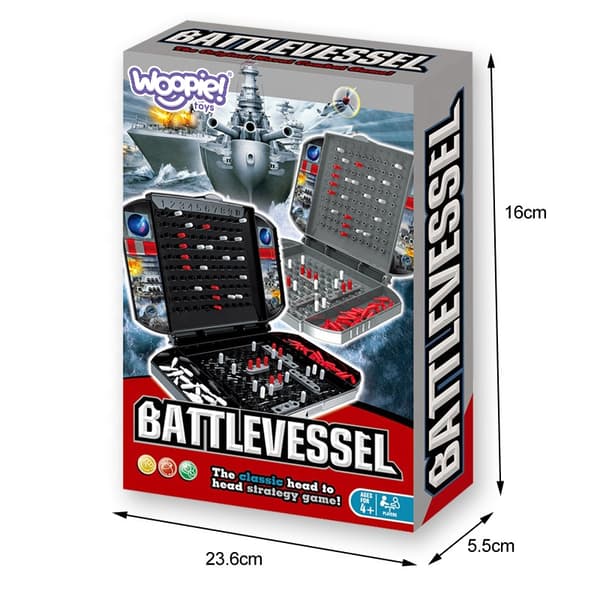 WOOPIE-lautapeli Laiva MEGA NAVAL BATTLE 4+