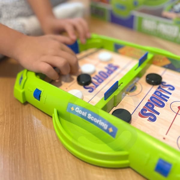 WOOPIE 2-i-1 Mini Hockey og Racing Arkadespil