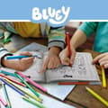 Miniatyrbillede 6 af 7: Tegningssæt Bluey Pocket Drawing School (12 enheder)