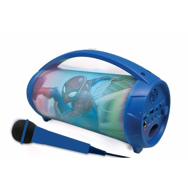 Bluetooth-kaiutin karaokemikrofonilla Lexibook Spider-Man