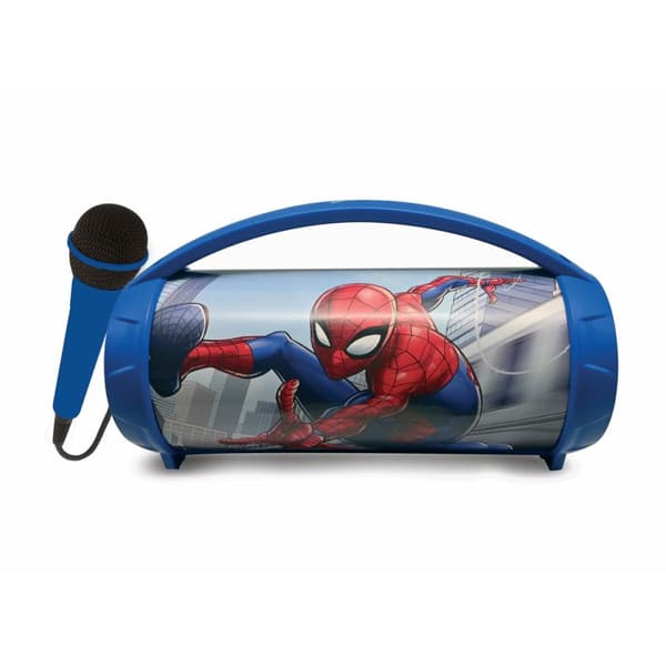 Bluetooth-kaiutin karaokemikrofonilla Lexibook Spider-Man Monivärinen