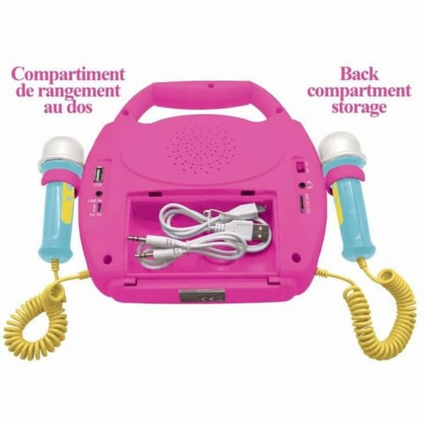 Bluetooth-kaiutin karaokemikrofonilla Lexibook MINNIE MOUSE