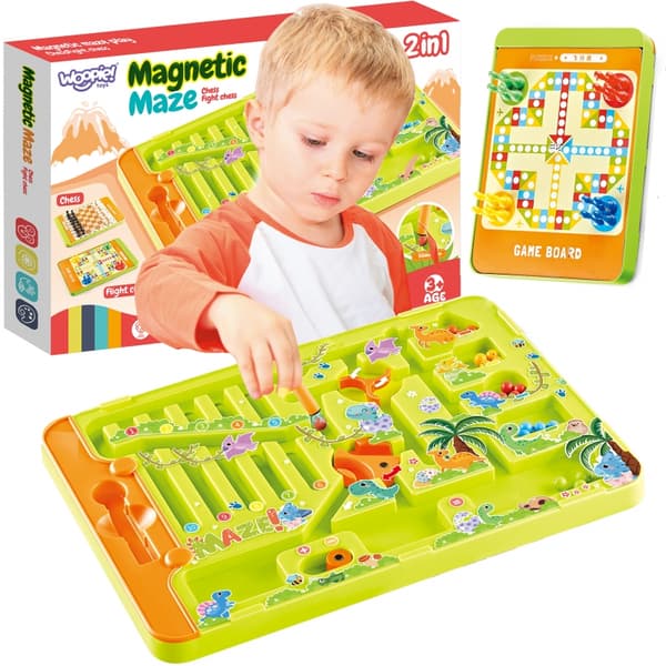 WOOPIE Magnetic Labyrint Spil 2-i-1 – Kinesisk figur