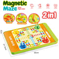 Miniatyrbillede 7 af 7: WOOPIE Magnetic Labyrint Spil 2-i-1 – Kinesisk figur