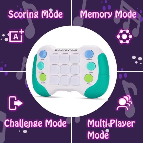 Pop-It Fidget Toy Gamepad Elektroniskt Arkadspel Lumarko!