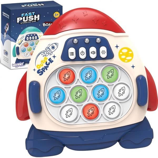 Elektroninen stressinvastainen pelihalli Rocket red Lumarko!