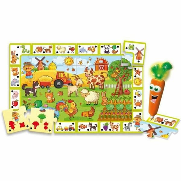 Lærerigt Spil Lisciani Giochi Hablando Carotina - Happy Farm (2 enheder)