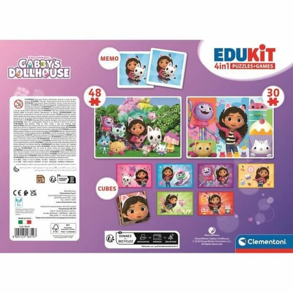 Interaktiv leksak för småbarn Clementoni Edukit 4 en 1 Gabby y la casa mágica