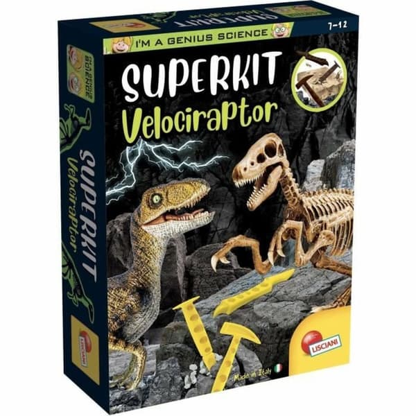 Opettavainen peli Lisciani Giochi I'm GENIUS Super Kit Velociraptor Nuevo