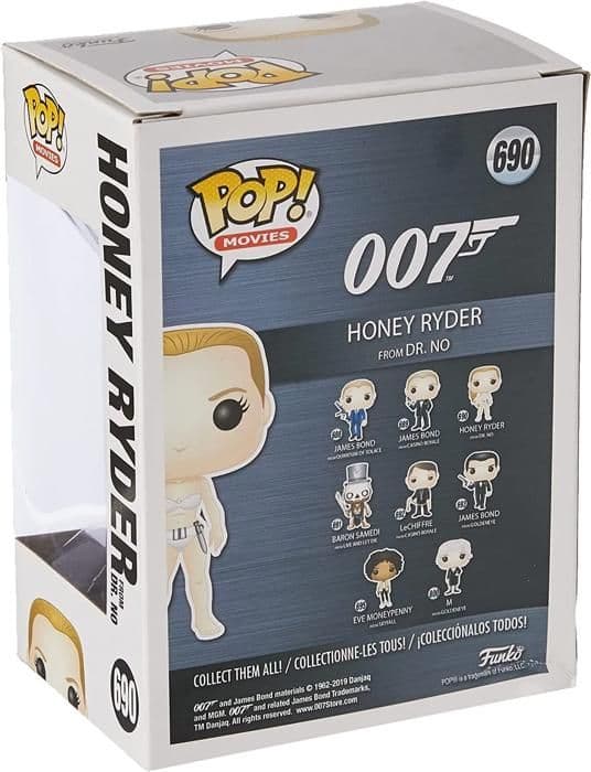 Filmer - POP Bobblehead figur nr 690 - James Bond - Honey Ryder- USED