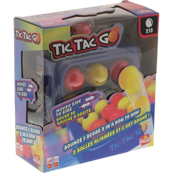 Tic Tac Go - Brädspel - GOLIA - Från 6 år