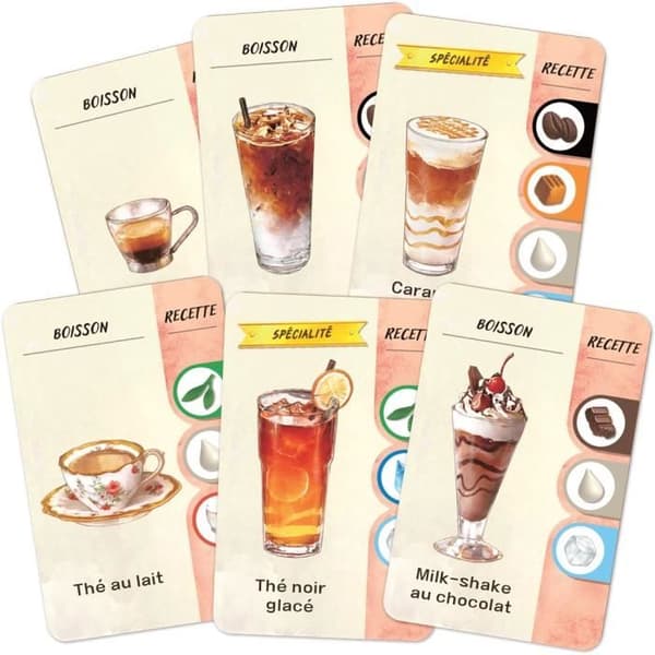 Managementspel - ASMODEE - KBGCR01FR - Coffee Rush - 2 spelare eller fler - 30 min speltid