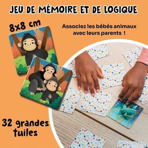 Pedagogisk Spill Adventerra Memo Ecológico Animales en Peligro