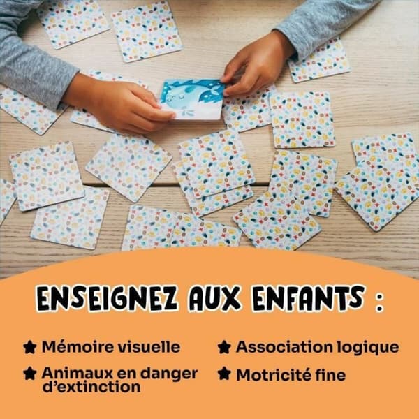 Pedagogisk Spill Adventerra Memo Ecológico Animales en Peligro