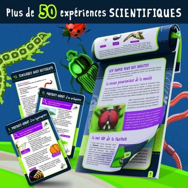 Vetenskapsspel Lisciani Giochi Génius Science scientific game insects (FR)