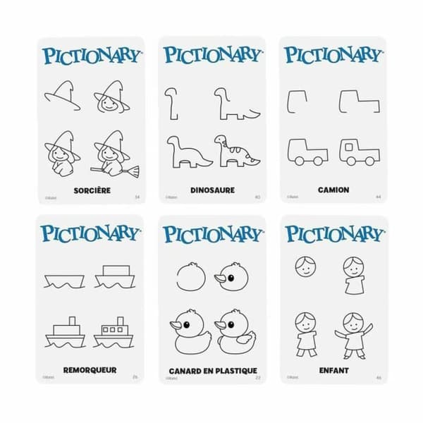 Sällskapsspel Mattel PICTIONARY
