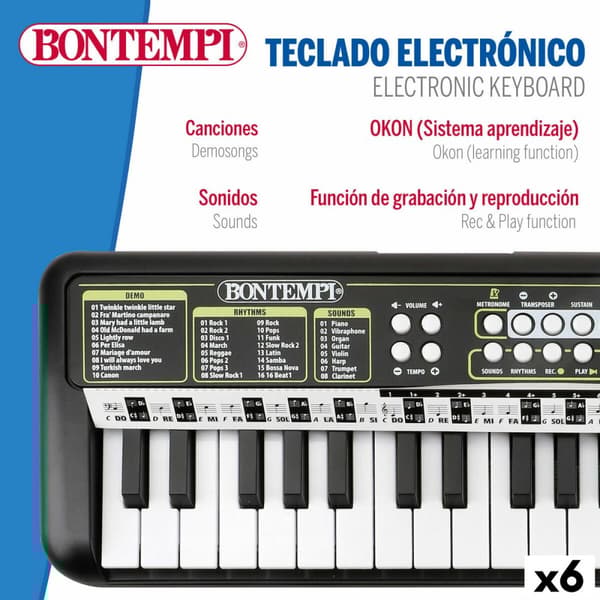 20-Key keyboard Bontempi 42 x 4 x 15 cm (6 enheder)