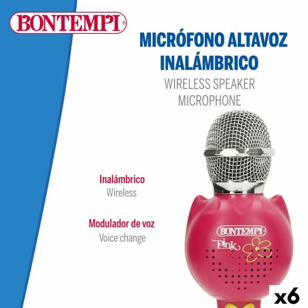 Karaokemikrofon Bontempi 6 enheder