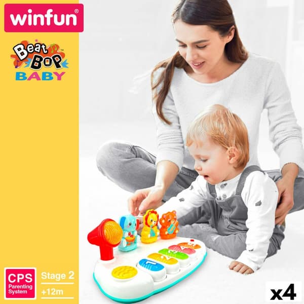 Legetøjsklaver Winfun 26 x 11 x 15 cm (4 enheder)