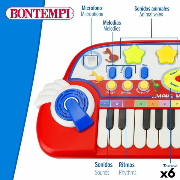 Elektrisk Piano Bontempi 38 x 18 x 17 cm (6 enheder)