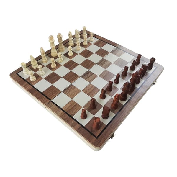 Magnetisk skak i træ MASTER - 39 x 39 cm