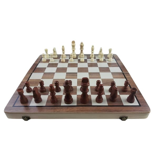 Magnetisk skak i træ MASTER - 39 x 39 cm