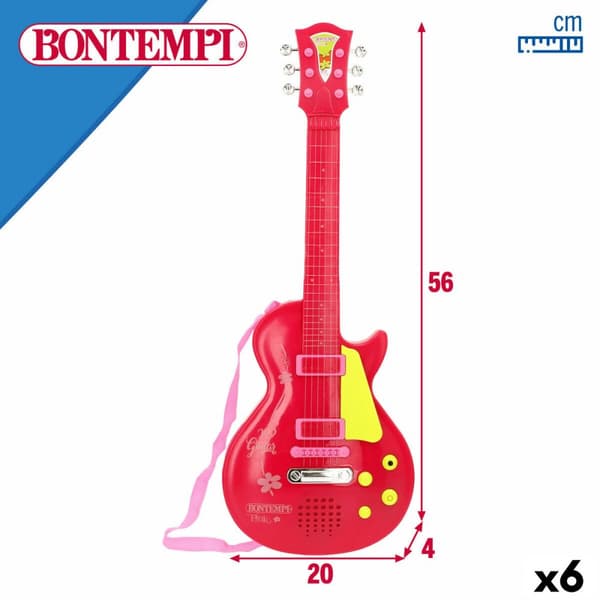 Gitarr för barn Bontempi 20 x 56 x 4 cm (6 antal)